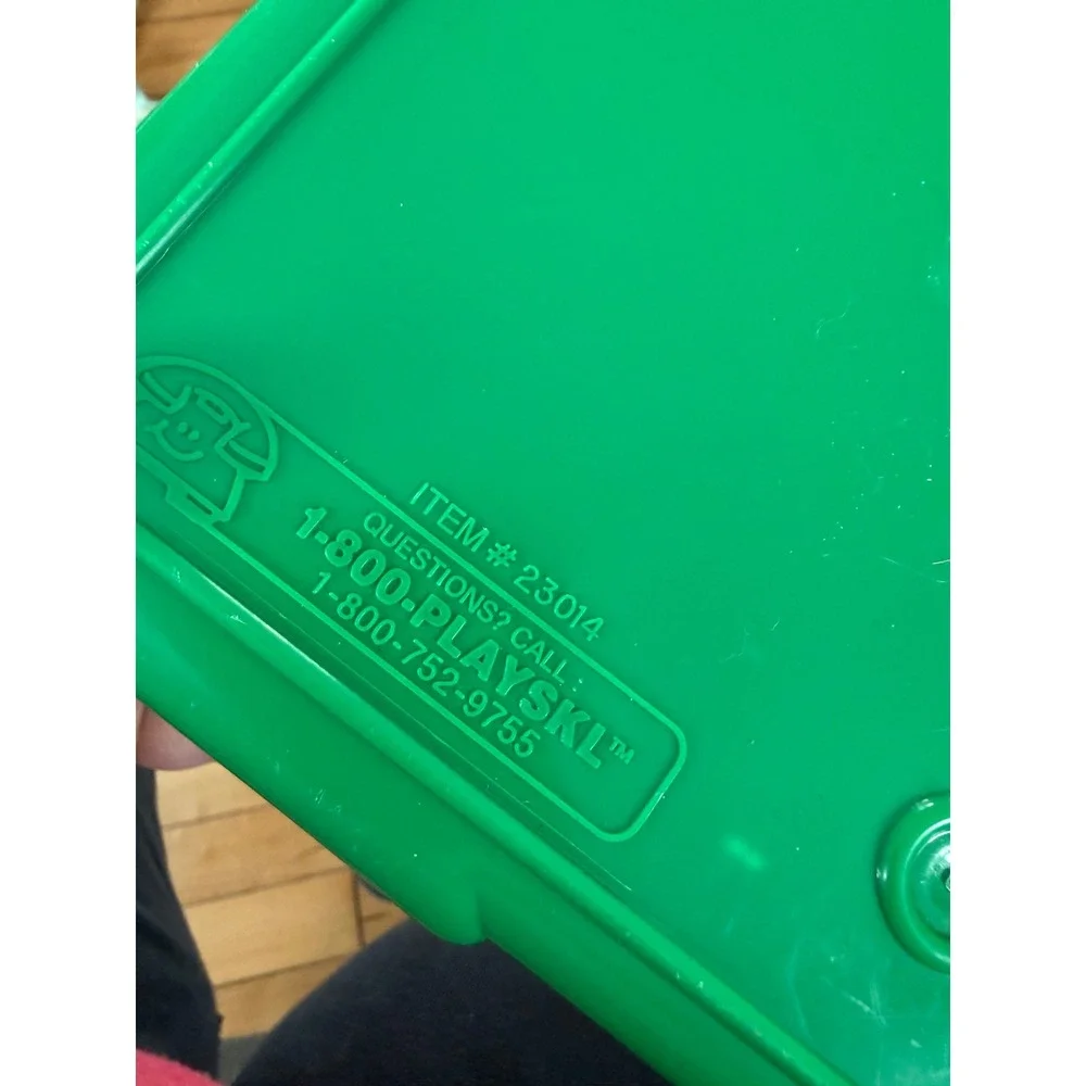 Vintage 90s Barney Play-Box Play-Doh Box with Molds and Shape Cutters 1993 Tonka